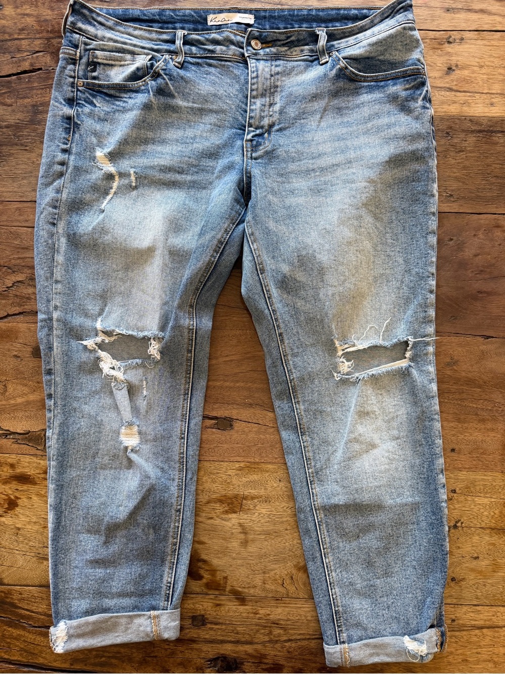 KanCan Light Blue Washed Denim Jeans